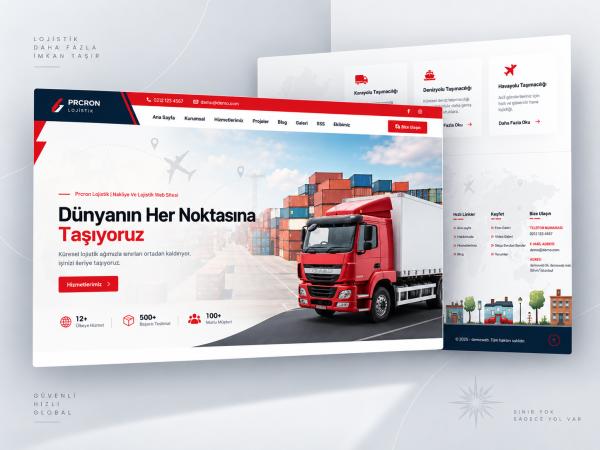 Logistics Company Website Script